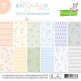 Lawn Fawn What's Sewing On? 6x6 Inch Petite Paper Pack (LF3118)