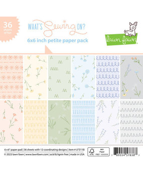 Lawn Fawn What's Sewing On? 6x6 Inch Petite Paper Pack (LF3118) Lawn Fawn What's Sewing On? 6x6 Inch Petite Paper Pack (LF3118)