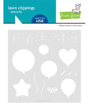 Lawn Fawn Balloons Stencil (LF3111) Lawn Fawn Balloons Stencil (LF3111)