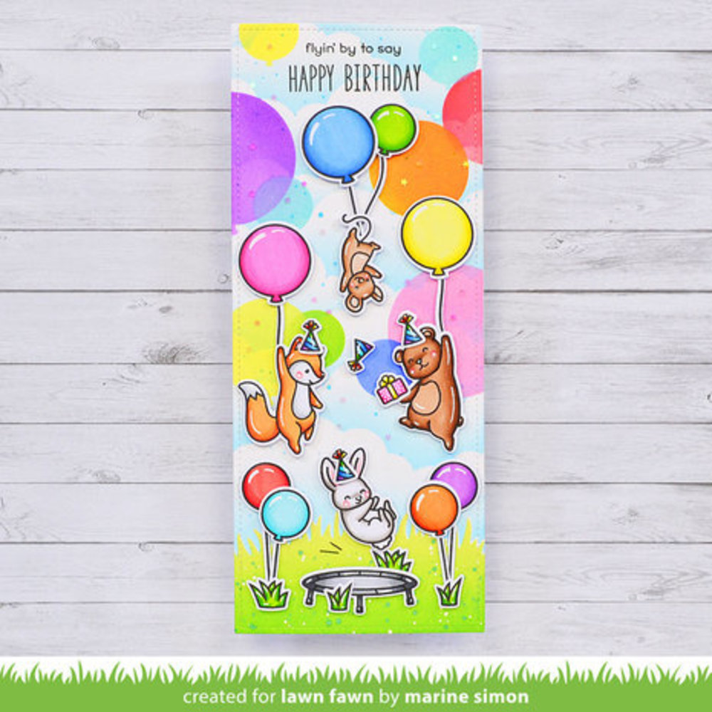 Lawn Fawn Balloons Stencil (LF3111) Lawn Fawn Balloons Stencil (LF3111)