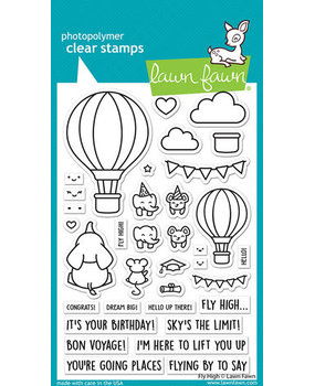 Lawn Fawn Fly High Clear Stamps (LF3069)