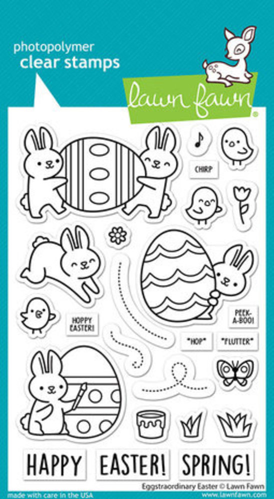 Lawn Fawn Eggstraordinary Easter Clear Stamps (LF3077)