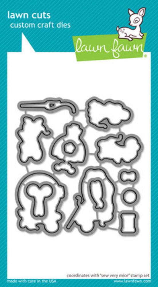 Lawn Fawn Sew Very Mice Dies (LF3062)