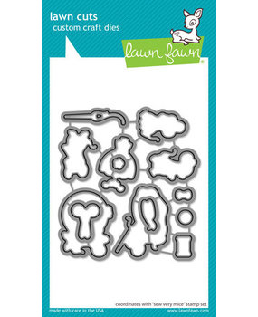 Lawn Fawn Sew Very Mice Dies (LF3062)