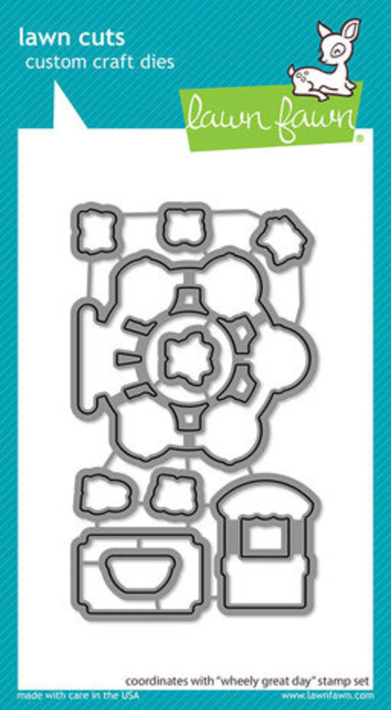 Lawn Fawn Wheely Great Day Dies (LF3072)