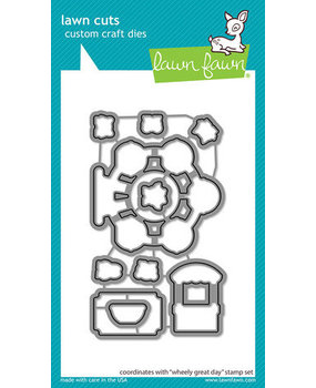 Lawn Fawn Wheely Great Day Dies (LF3072)