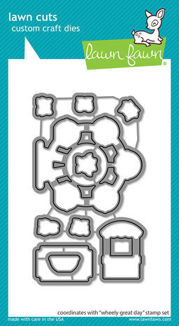 Lawn Fawn Wheely Great Day Dies (LF3072)