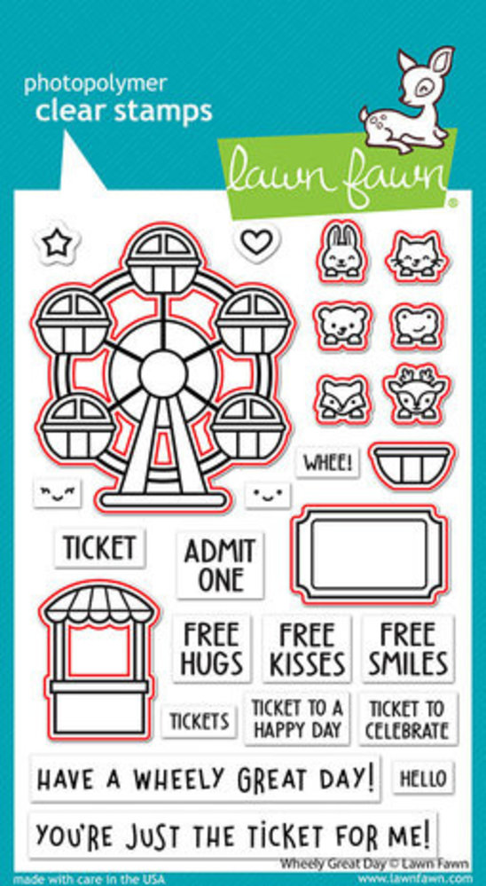 Lawn Fawn Wheely Great Day Dies (LF3072)