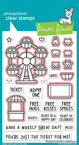 Lawn Fawn Wheely Great Day Dies (LF3072)