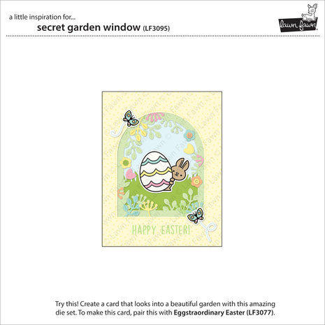 Lawn Fawn Secret Garden Window Dies (LF3095) Lawn Fawn Secret Garden Window Dies (LF3095)