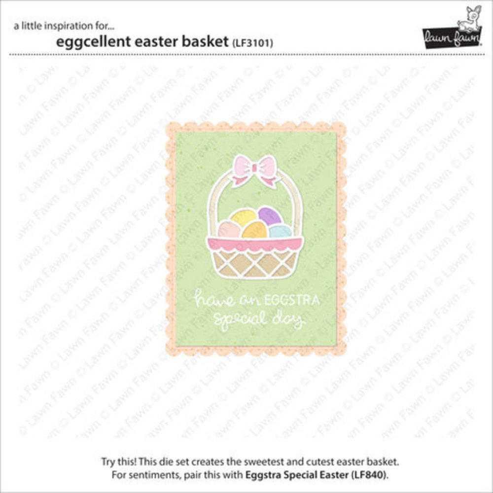 Lawn Fawn Eggcellent Easter Basket Dies (LF3101)