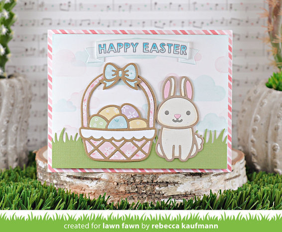 Lawn Fawn Eggcellent Easter Basket Dies (LF3101)