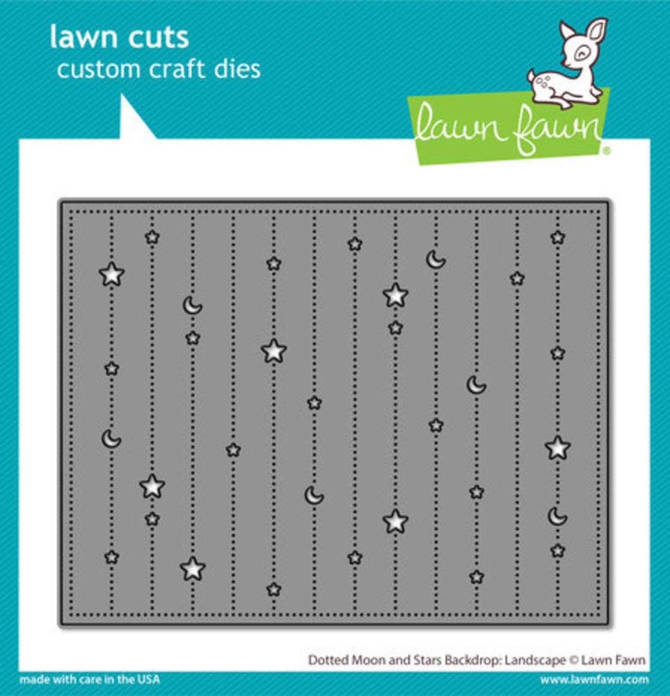 Lawn Fawn Dotted Moon and Stars Backdrop Landscape Dies (LF3105) Lawn Fawn Dotted Moon and Stars Backdrop Landscape Dies (LF3105)