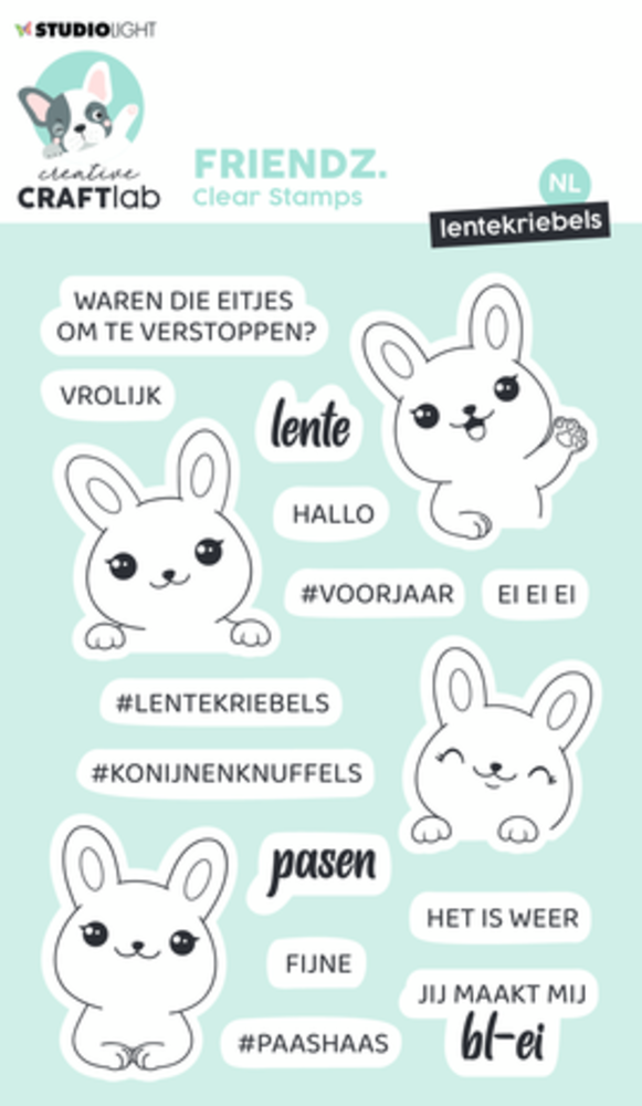 Creative Craftlab Friendz Clear Stamps Lentekriebels (CCL-FR-STAMP417)