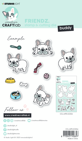 Creative Craftlab Friendz Stamp & Die Buddy (CCL-MFR-SCD54) Creative Craftlab Friendz Stamp & Die Buddy (CCL-MFR-SCD54)