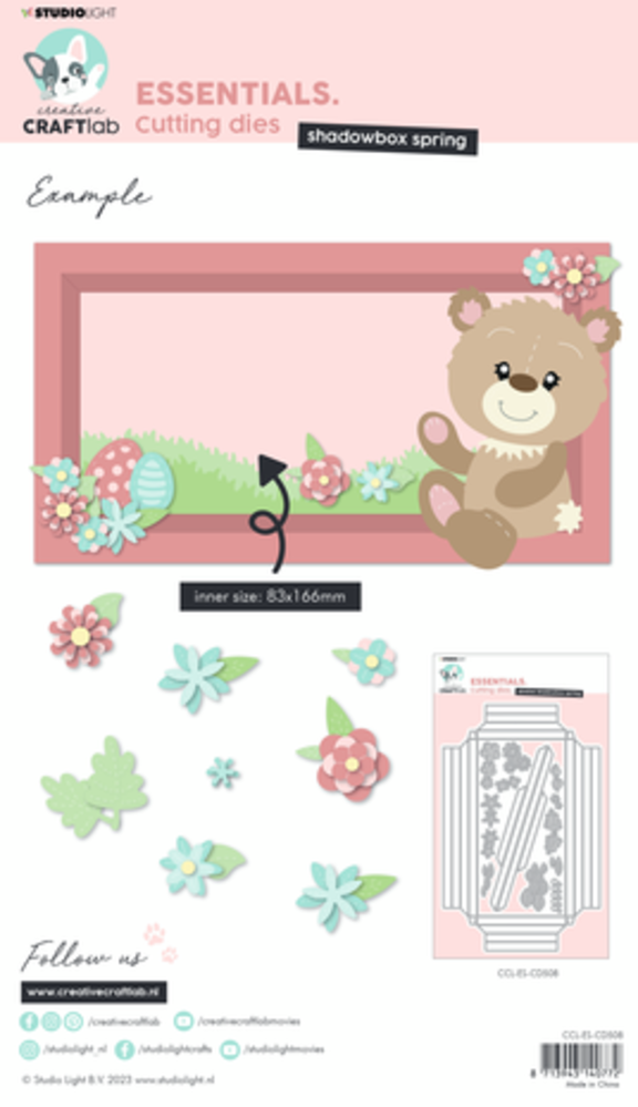 Creative Craftlab Essentials Dies Shadowbox Spring (CCL-ES-CD508) Creative Craftlab Essentials Dies Shadowbox Spring (CCL-ES-CD508)