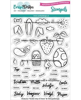 Carlijn Design Stempels Gnome Baby & Pasen (CDST-0098) Carlijn Design Stempels Gnome Baby & Pasen (CDST-0098)