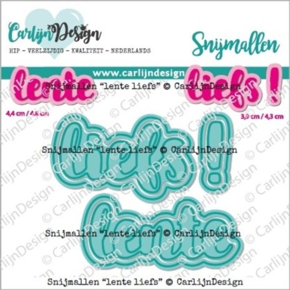 Carlijn Design Snijmallen Lente Liefs (CDSN-0212) Carlijn Design Snijmallen Lente Liefs (CDSN-0212)