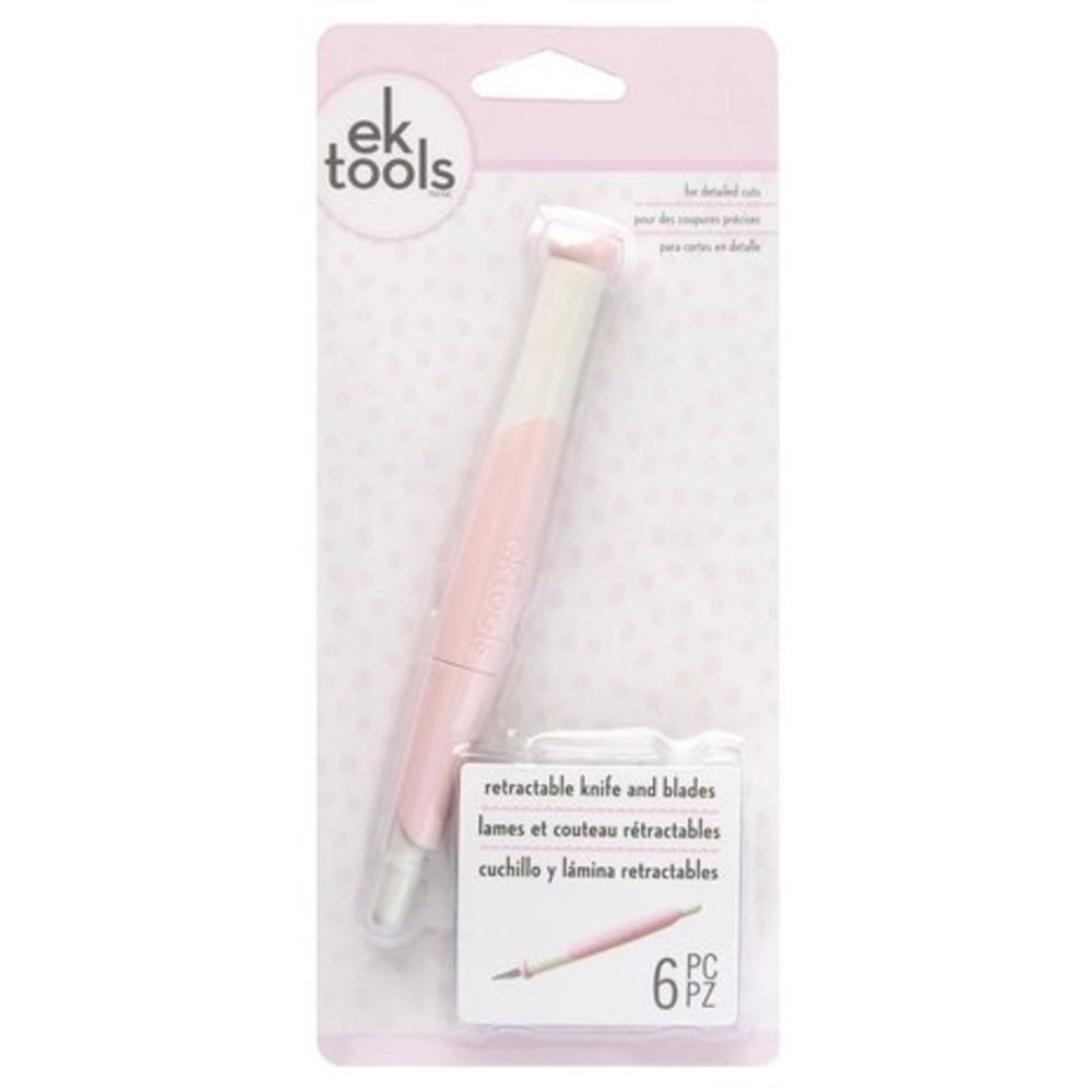 EK Tools Retractable Knife and Blades Pink (54000020) EK Tools Retractable Knife and Blades Pink (54000020)