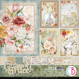 Ciao Bella Papercrafting Reign of Grace 12x12 Inch Paper Pad (CBPM060)