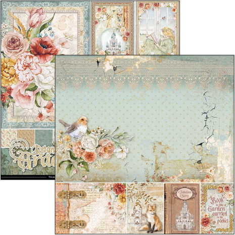 Ciao Bella Papercrafting Reign of Grace 12x12 Inch Paper Pad (CBPM060) Ciao Bella Papercrafting Reign of Grace 12x12 Inch Paper Pad (CBPM060)