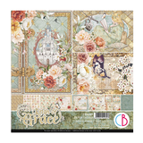 Ciao Bella Papercrafting Reign of Grace 8x8 Inch Paper Pad (CBH060)