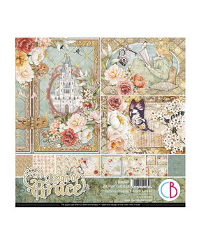 Ciao Bella Papercrafting Reign of Grace 8x8 Inch Paper Pad (CBH060)