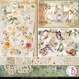 Ciao Bella Papercrafting Reign of Grace 12x12 Inch Patterns Pad (CBT060)