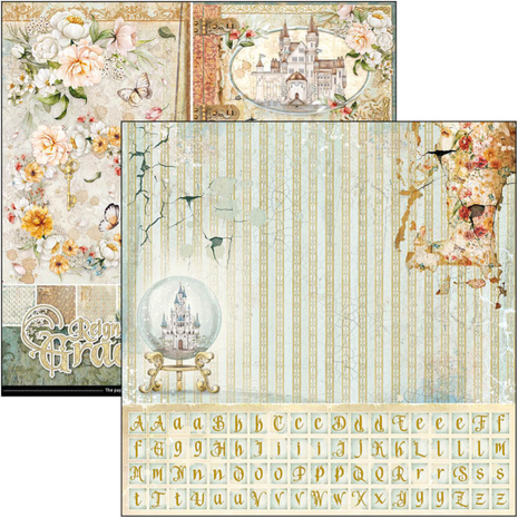 Ciao Bella Papercrafting Reign of Grace 12x12 Inch Patterns Pad (CBT060) Ciao Bella Papercrafting Reign of Grace 12x12 Inch Patterns Pad (CBT060)