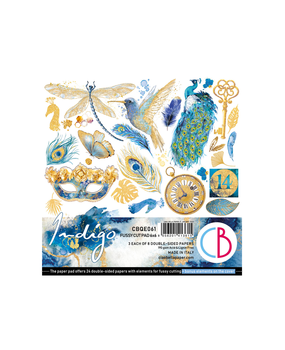 Ciao Bella Papercrafting Indigo 6x6 Inch Paper Pad (CBQE061) Ciao Bella Papercrafting Indigo 6x6 Inch Paper Pad (CBQE061)