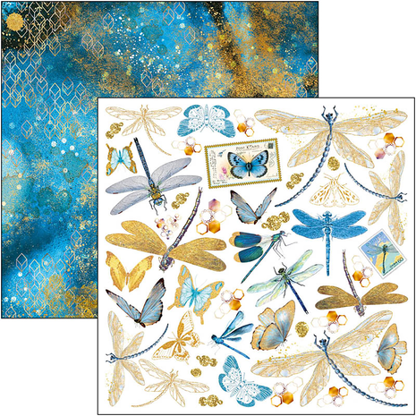 Ciao Bella Papercrafting Indigo 6x6 Inch Paper Pad (CBQE061) Ciao Bella Papercrafting Indigo 6x6 Inch Paper Pad (CBQE061)