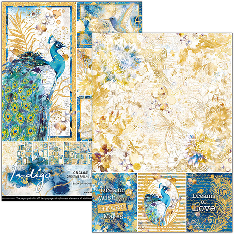 Ciao Bella Papercrafting Indigo A4 Creative Pad (CBCL061) Ciao Bella Papercrafting Indigo A4 Creative Pad (CBCL061)