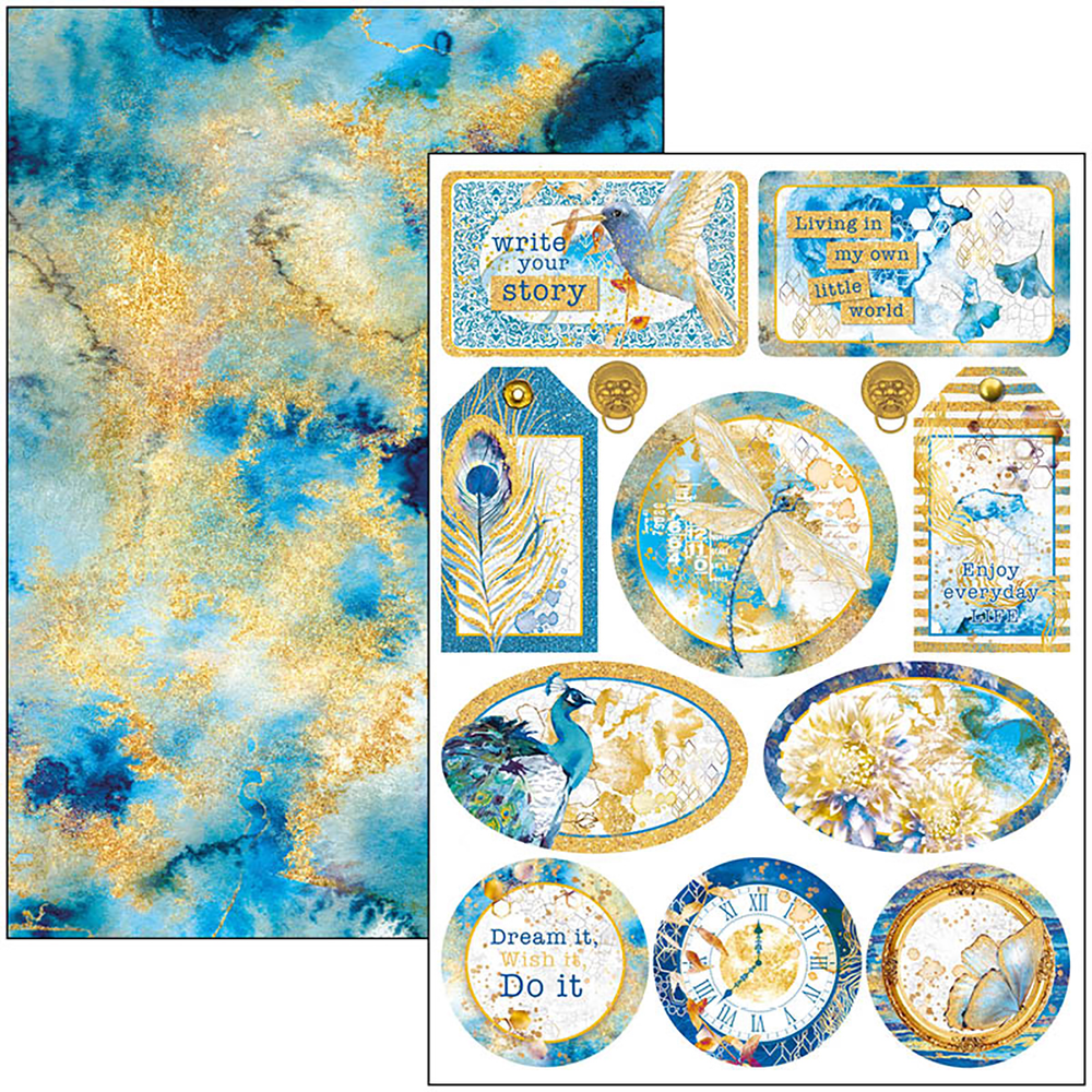 Ciao Bella Papercrafting Indigo A4 Creative Pad (CBCL061) Ciao Bella Papercrafting Indigo A4 Creative Pad (CBCL061)