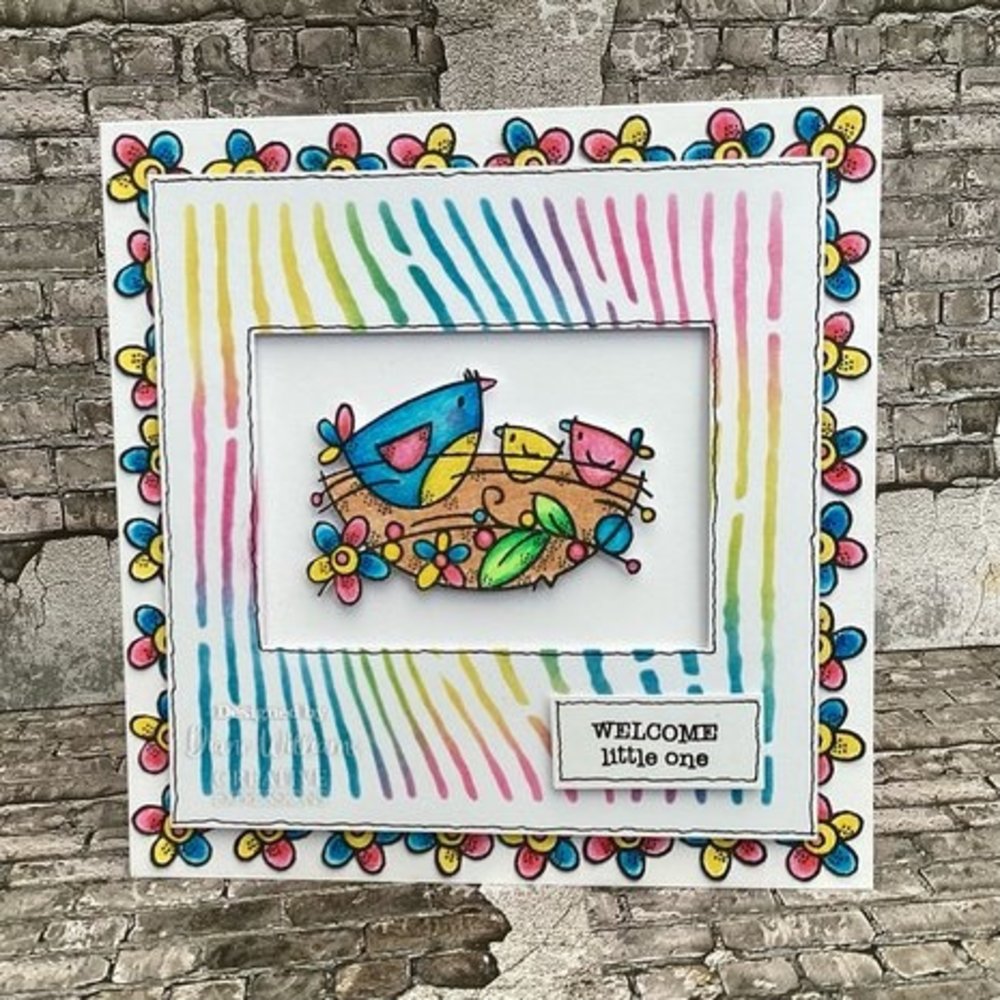 Woodware Worn Lines Masking Stencil (FRST067) Woodware Worn Lines Masking Stencil (FRST067)