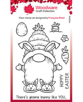 Woodware Bunny Gnome Clear Stamps (FRS976) Woodware Bunny Gnome Clear Stamps (FRS976)