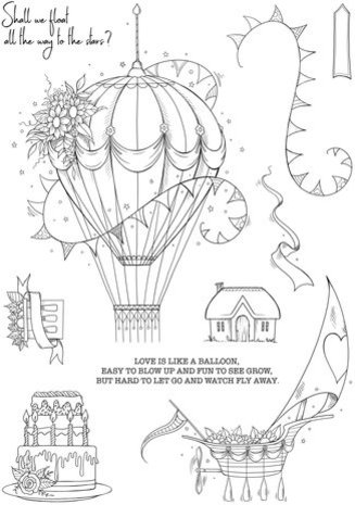 Pink Ink Designs Mother Goose Series I Saw A Ship A5 Clear Stamps (PI202)