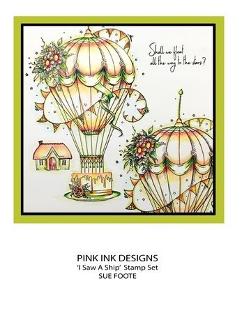 Pink Ink Designs Mother Goose Series I Saw A Ship A5 Clear Stamps (PI202)