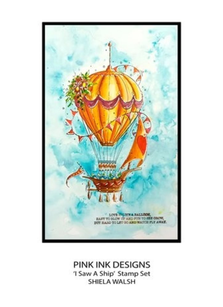 Pink Ink Designs Mother Goose Series I Saw A Ship A5 Clear Stamps (PI202)