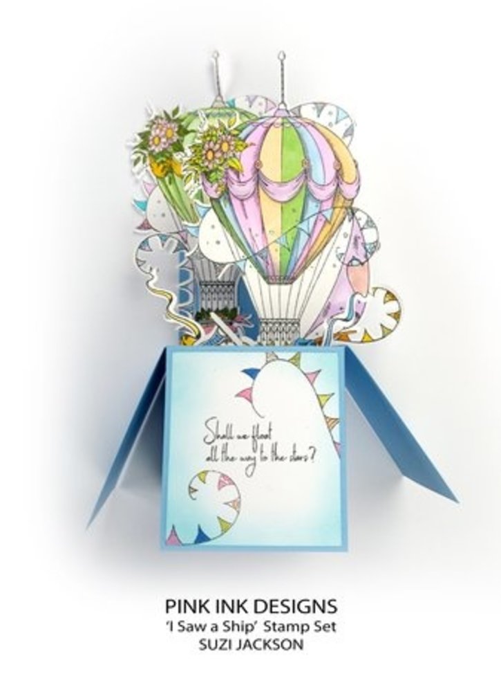 Pink Ink Designs Mother Goose Series I Saw A Ship A5 Clear Stamps (PI202)