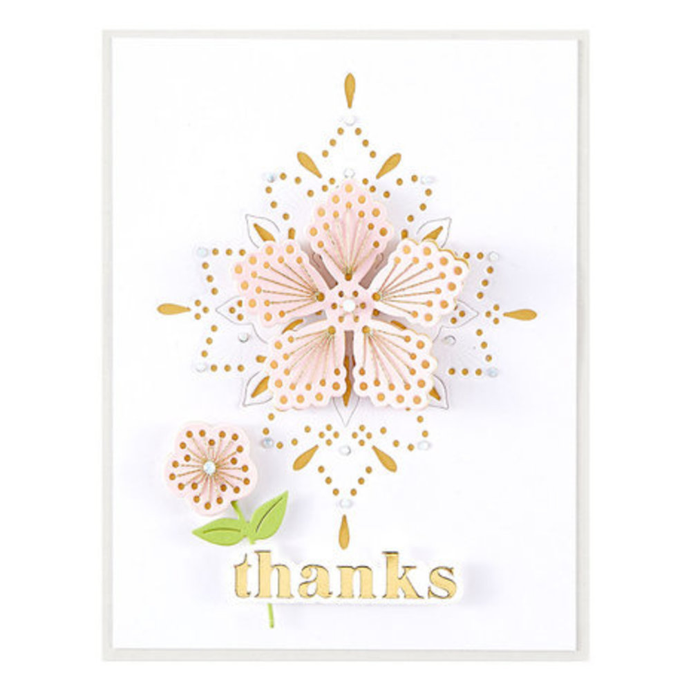 Spellbinders Spring Into Stitching Stitched Flower Dies (S3-436)