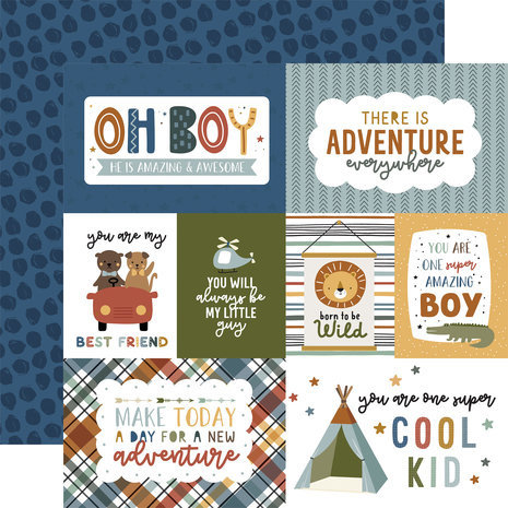 Echo Park Dream Big Little Boy 12x12 Inch Collection Kit (DBB304016) Echo Park Dream Big Little Boy 12x12 Inch Collection Kit (DBB304016)