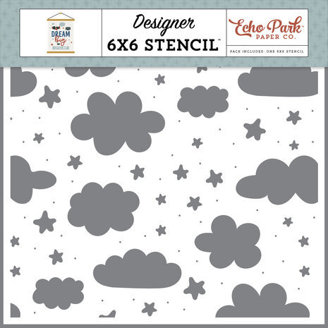 Echo Park Dream Big Little Boy Little Dreamer Boy Stencil (DBB304033) Echo Park Dream Big Little Boy Little Dreamer Boy Stencil (DBB304033)