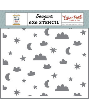 Echo Park Dream Big Little Boy To The Moon And Back Stencil (DBB304035) Echo Park Dream Big Little Boy To The Moon And Back Stencil (DBB304035)