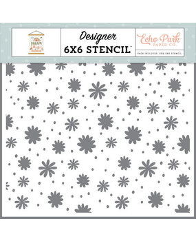 Echo Park Dream Big Little Girl Enchanted Flowers Stencil (DBG305035) Echo Park Dream Big Little Girl Enchanted Flowers Stencil (DBG305035)
