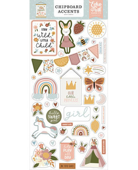 Echo Park Dream Big Little Girl 6x13 Inch Chipboard Accents (DBG305021) Echo Park Dream Big Little Girl 6x13 Inch Chipboard Accents (DBG305021)