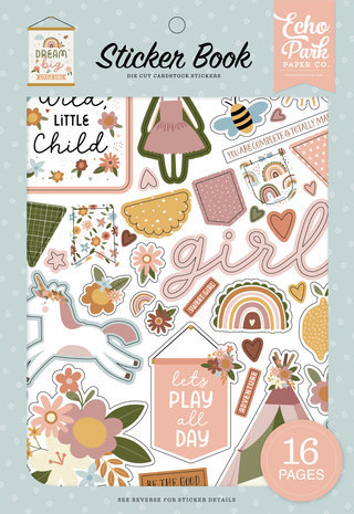 Echo Park Dream Big Little Girl Sticker Book (DBG305029)