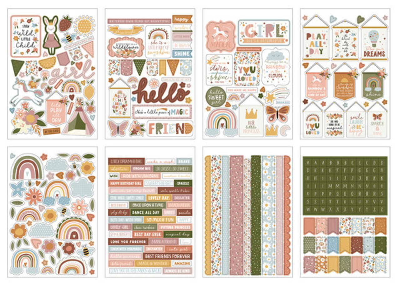 Echo Park Dream Big Little Girl Sticker Book (DBG305029)