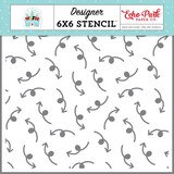 Echo Park Wish Upon A Star 2 Loopy Arrow Stencil (WUS306033)*