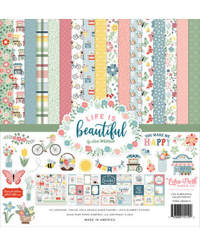 Echo Park Life Is Beautiful 12x12 Inch Collection Kit (LIB309016) Echo Park Life Is Beautiful 12x12 Inch Collection Kit (LIB309016)