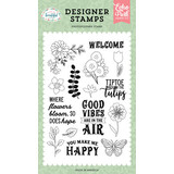 Echo Park Life Is Beautiful Where Flowers Bloom Clear Stamps (LIB309044)*